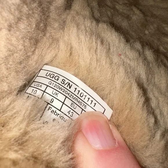 New! UGG Scuff slippers Suede red sz 10 - Picture 4 of 4